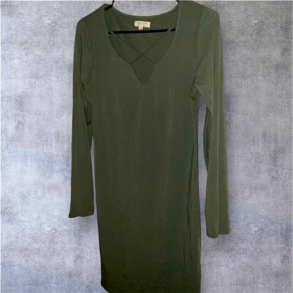 Heart and hips, affordable luxury, long sleeve dress